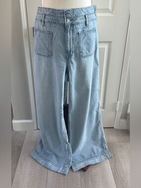 Lauren by Ralph Lauren | High Waisted Patch Pocket Jeans | Sz 16 | VGC
